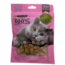Agogo Cat Treat Catnip Biscuit Tuna, Chicken & Shrimp 40g
