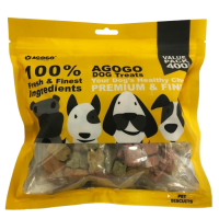 Agogo Dog Treat Bear Biscuits 400g