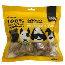 Agogo Dog Treat Bear Biscuits 400g