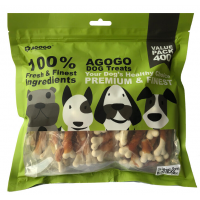 Agogo Dog Treat Calcium Bone with Chicken 400g