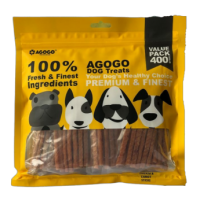 Agogo Dog Treat Chicken & Carrot Sticks 400g
