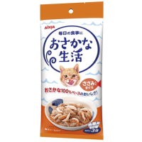 Aixia 3-in-1 Pouch Fish Life Tuna w/Chicken Fillet 180g (6 Packs) Aixia 3-in-1 Pouch Fish Life Tuna w/Chicken Fillet 180g (6 Packs)
