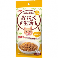 Aixia 3-in-1 Pouch Meat Life Chicken 180g