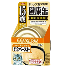 Aixia Canned Kenko-can Chic Fillet & Tuna Soft Paste 15yrs 40g