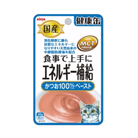 Aixia Cat Pouch Kenko Energy Skipjack Tuna Paste 40g