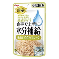 Aixia Kenko Pouch Water Supplement Chicken Fillet Flake 40g x 12