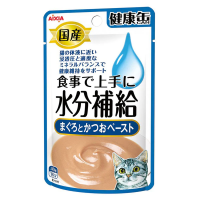 Aixia Kenko Pouch Water Supplement Tuna & Skipjack Tuna Paste 40g x 12
