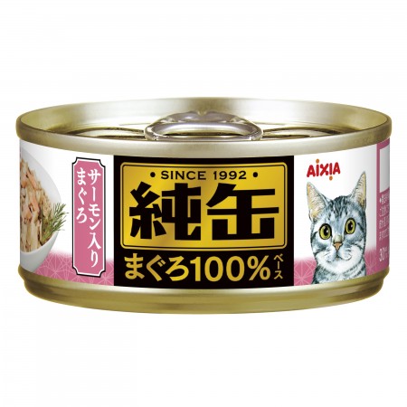Aixia Jun-Can Mini Tuna w/Salmon 65g x 24