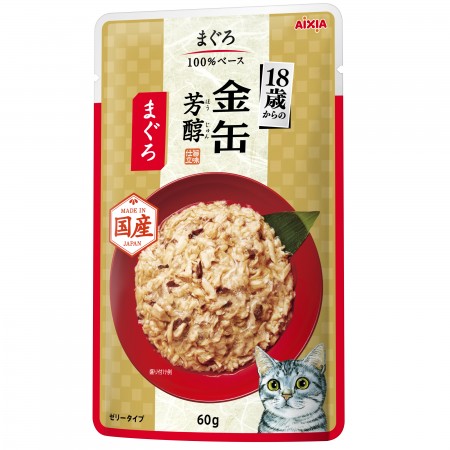 Aixia Kin Can Noko Toromi Rich Pouch Above 18 Years Old Tuna Cat Food 60g Carton (12 Packs)