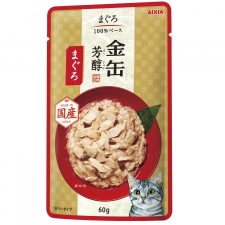 Aixia Kin Can Noko Toromi Rich Pouch Tuna Cat Food 60g Carton (12 Packs)