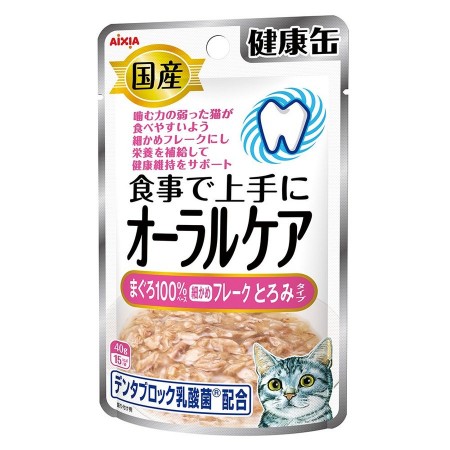 Aixia Cat Pouch Kenko Oral Care Tuna with Sauce 40g X 12
