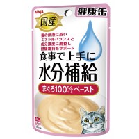 Aixia Kenko Pouch Water Supplement Tuna Paste Cat Food 40g Carton (12 Packs)