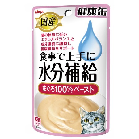 Aixia Kenko Pouch Water Supplement Tuna Paste Cat Food 40g