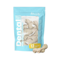 Altimate Pet Dog Dental Chew Milk Knotted Bone (150g)