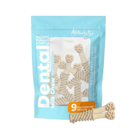 Altimate Pet Dog Dental Chew Milk Toothbrush Medium (150g)