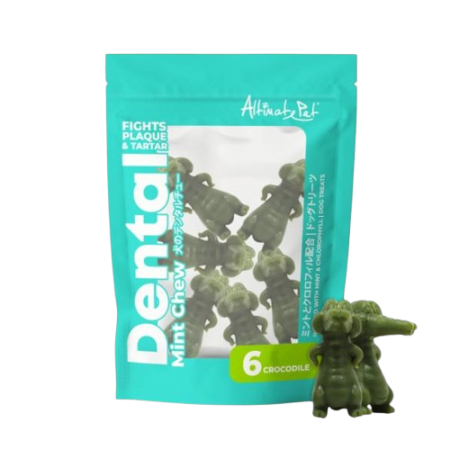 Altimate Pet Dog Dental Chew Mint Crocodile (150g)