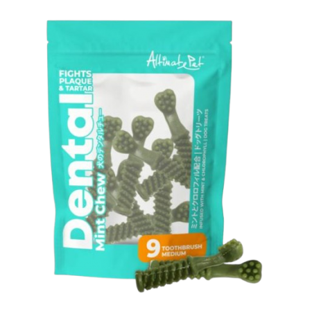 Altimate Pet Dog Dental Chew Mint Toothbrush Medium (150g)