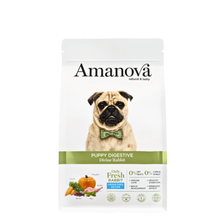 Amanova Dog Grain-Free Dry Food Digestive Rabbit Puppy 7kg