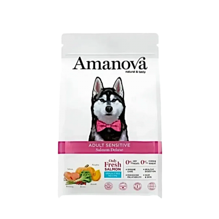Amanova Dog Grain-Free Dry Food Sensitive Salmon 10kg
