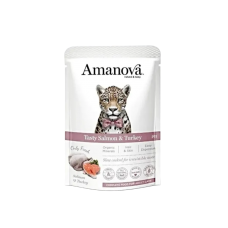 Amanova Cat Pouch Grain-Free Salmon & Turkey 85g