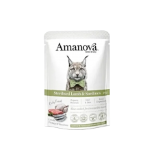 Amanova Cat Pouch Grain-Free Sterilised Lamb & Sardines 85g