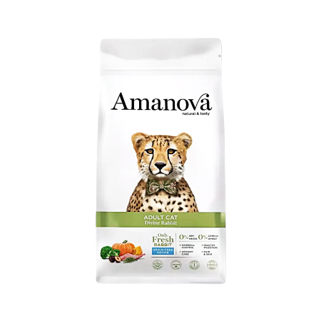 Amanova Cat Dry Food Rabbit Adult 4kg