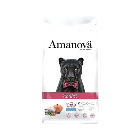 Amanova Cat Dry Food Turkey Adult 4kg