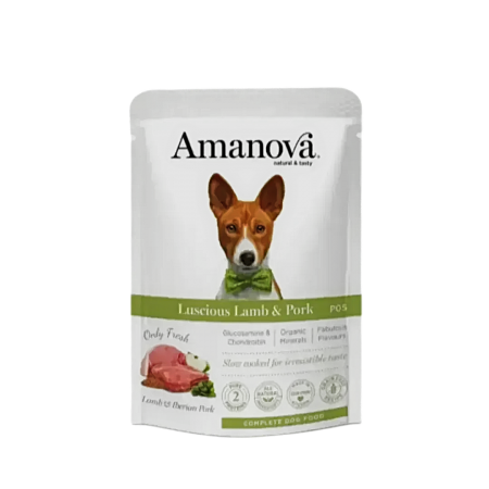 Amanova Dog Pouch Lamb & Pork 100g