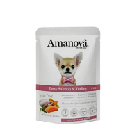 Amanova Dog Pouch Salmon & Turkey 100g (6 packs) Amanova Dog Pouch Salmon & Turkey 100g (6 packs)