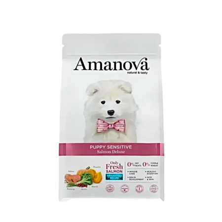 Amanova Dog Dry Food Sensitive Salmon Puppy 7kg