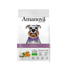 Amanova Dog Dry Food White Fish Senior 10kg