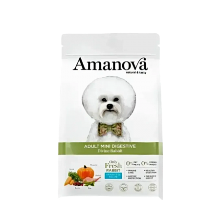 Amanova Dog Grain-Free Dry Food Digestive Rabbit Mini 2kg