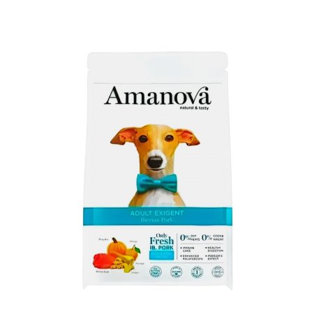 Amanova Dog Grain-Free Dry Food Exigent Iberian Pork 10kg
