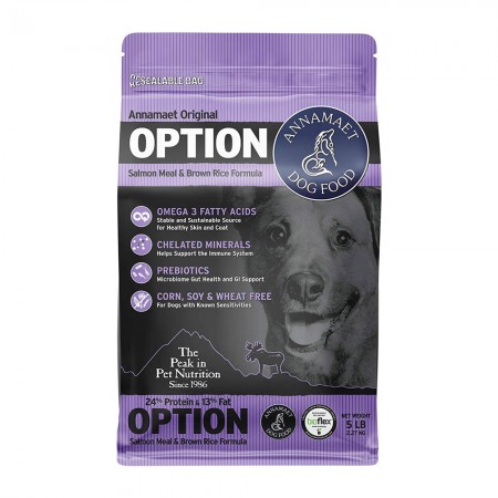 Annamaet Dog Option Salmon and Brown Rice Dry Food 2.27kg
