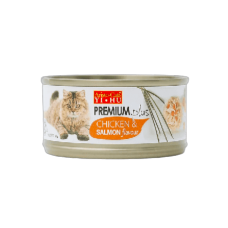 Aristo Cats Premium Plus Chicken & Salmon Flavor 80g Carton (24 Cans)
