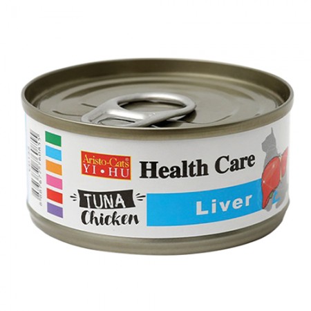 Aristo Cats Health Care Liver Tuna with Chicken 70g carton (24 Cans)