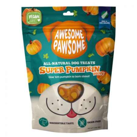 Awesome Pawsome Dog Treats Super Pumpkin 85g (3 Packs)