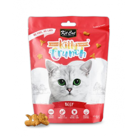 Kit Cat Treat Kitty Crunch Beef 60g x4
