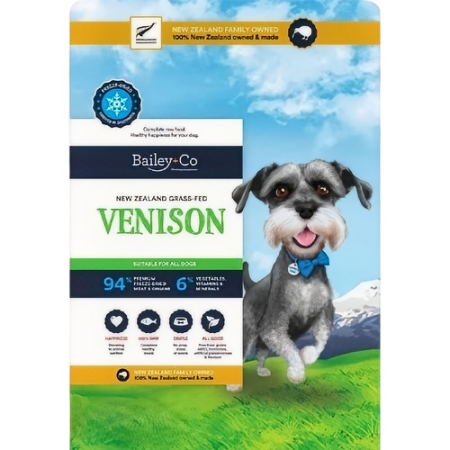 Bailey+Co Dog Freeze Dried Raw Venison Diet 908g