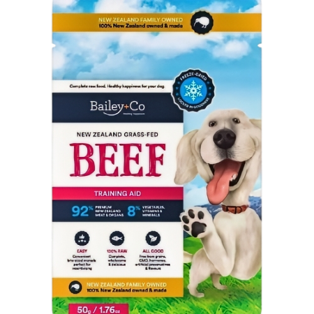 Bailey+Co Dog Treats Freeze-Dried Beef Training Aid 50g