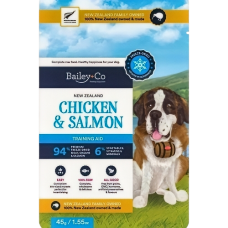 Bailey+Co Dog Treats Freeze-Dried Chic & Salmon Training Aid 45g