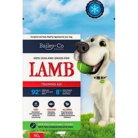 Bailey+Co Dog Treats Freeze-Dried Lamb Training Aid 50g