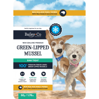 Bailey+Co Dog Treats Freeze Dried Raw Green-Lipped Mussel 50g