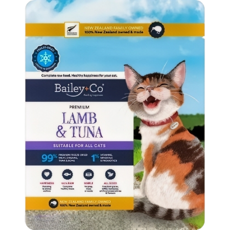 Bailey+Co Cat Freeze Dried Raw Lamb & Tuna Diet 320g