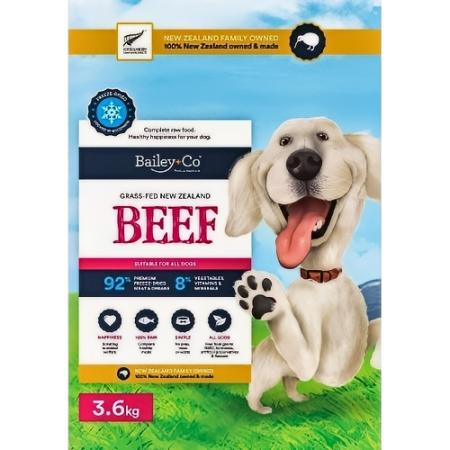 Bailey+Co Dog Freeze Dried Raw Beef Diet 3.6kg
