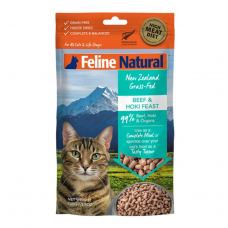 Feline Natural Freeze Dried Beef & Hoki Feast Cat Food 100g