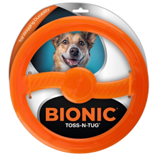 Bionic Dog Toy Toss & Tug Ring 