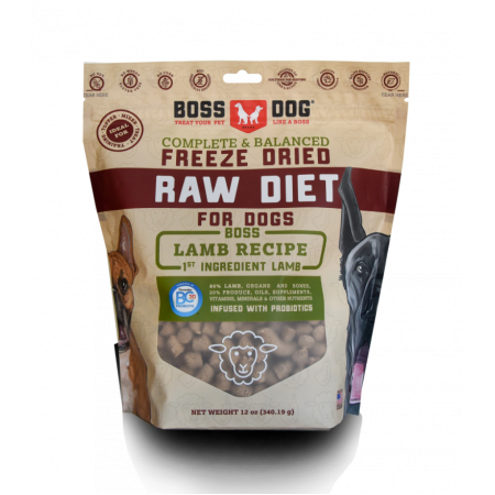 Boss Dog Lamb Recipe Freeze Dried Dog Food 340.19g