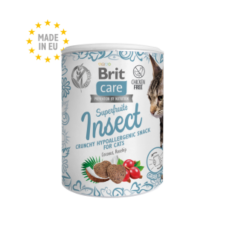 Brit Care Cat Treat Hypoallergenic Insect w/Coconut & Rosehip 100g 