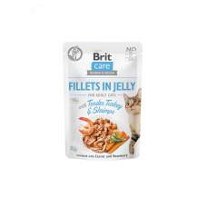 Brit Care Cats Fillets in Jelly with Tender Turkey & Shrimps 85g 